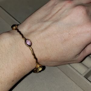 2 for $10 Gemstone bangle gp Sterling silver